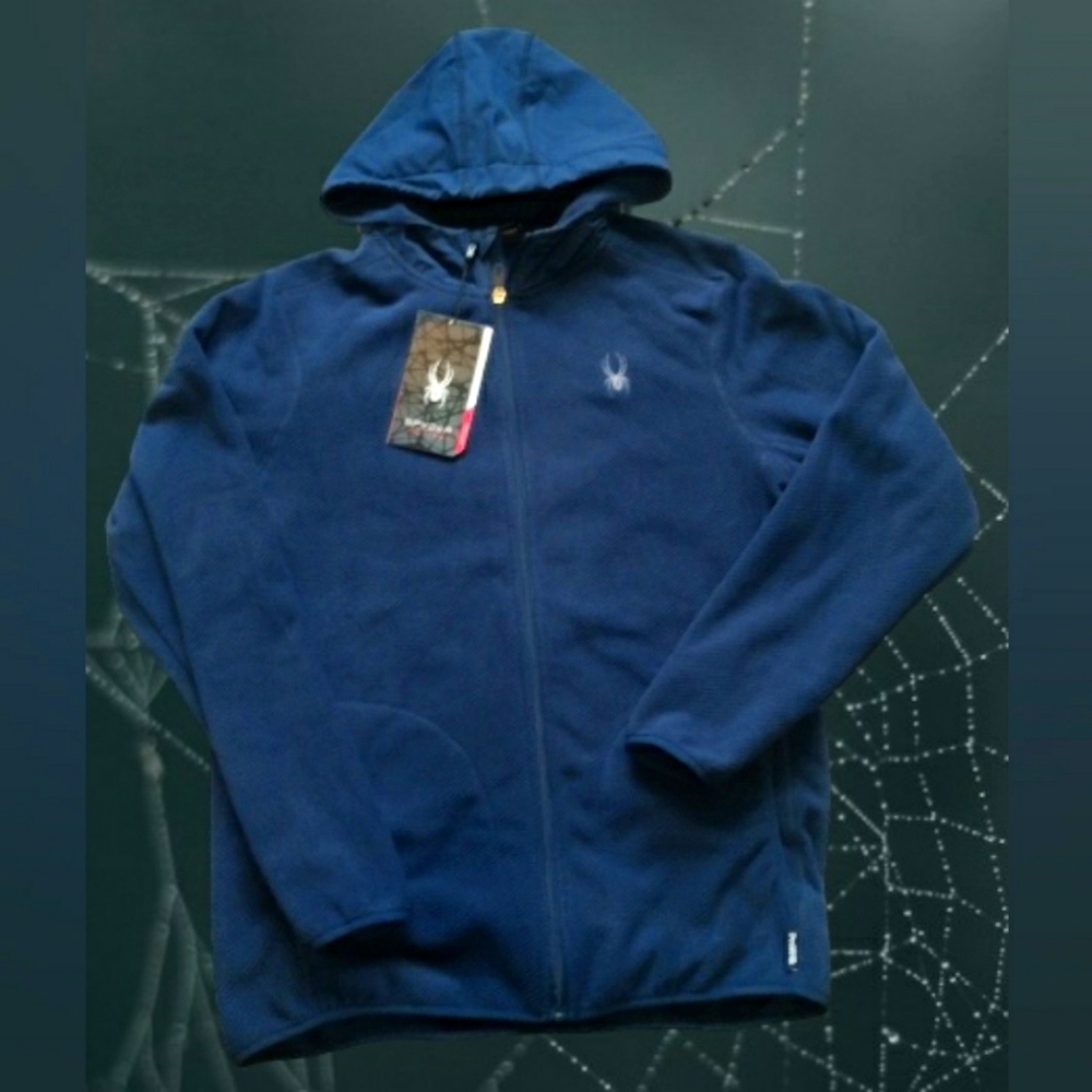 Men's Spyder Navy Blue Active Wear Hood